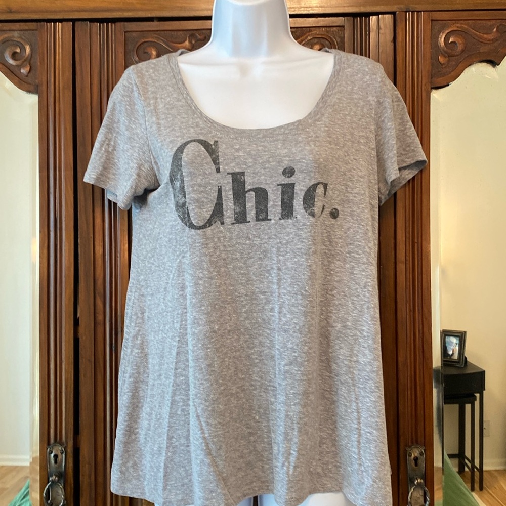 Gray Vintage Looking T-Shirt